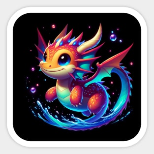Rufie the Dragon - Swimming #44 Sticker
